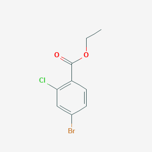 molecular formula C9H8BrClO2 B1358195 Ethyl 4-bromo-2-chlorobenzoate CAS No. 76008-74-7