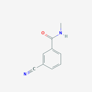 molecular formula C9H8N2O B1358200 3-cyano-N-methylbenzamide CAS No. 363186-09-8