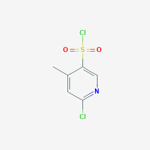 molecular formula C6H5Cl2NO2S B1358209 6-Chloro-4-methylpyridine-3-sulfonyl chloride CAS No. 889944-76-7
