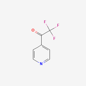 molecular formula C7H4F3NO B1358216 2,2,2-Trifluoro-1-(pyridin-4-yl)ethan-1-one CAS No. 896137-18-1