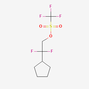 2-Cyclopentyl-2,2-difluoroethyltrifluoromethanesulfonate