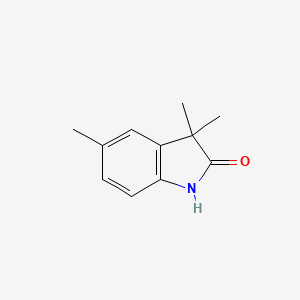 molecular formula C11H13NO B1358217 3,3,5-Trimethylindolin-2-one CAS No. 192928-48-6
