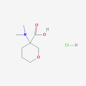 3-(Dimethylamino)oxane-3-carboxylicacidhydrochloride