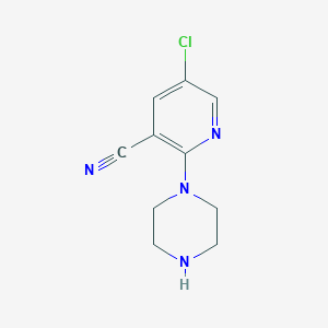 5-Chloro-2-(piperazin-1-yl)nicotinonitrile