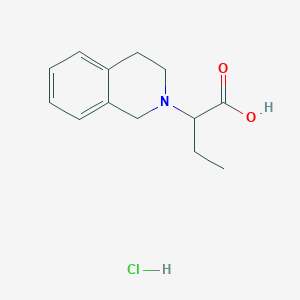 2-(1,2,3,4-Tetrahydroisoquinolin-2-yl)butanoicacidhydrochloride