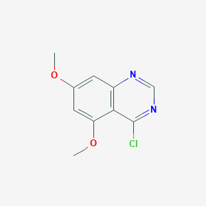 molecular formula C10H9ClN2O2 B1358229 4-Chloro-5,7-dimethoxyquinazoline CAS No. 884340-91-4