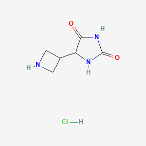 5-(Azetidin-3-yl)imidazolidine-2,4-dione hydrochloride