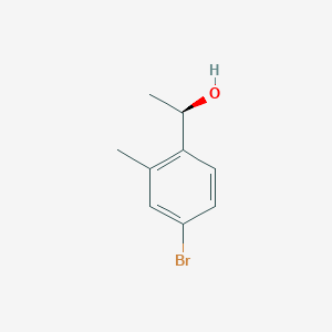 molecular formula C9H11BrO B13582542 (R)-1-(4-Bromo-2-methylphenyl)ethan-1-ol 