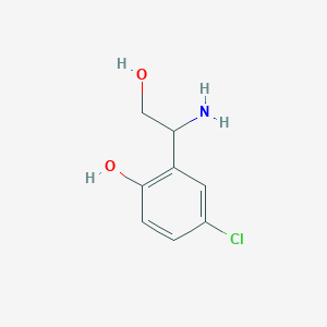 2-(1-Amino-2-hydroxyethyl)-4-chlorophenol