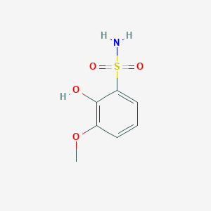 molecular formula C7H9NO4S B13582568 2-Hydroxy-3-methoxybenzenesulfonamide 