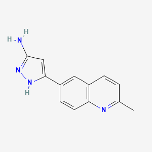 3-Amino-5-(2-methyl-6-quinolyl)pyrazole