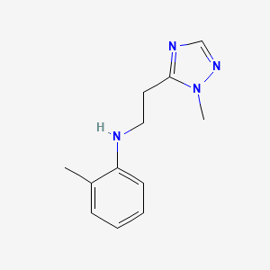 2-Methyl-N-(2-(1-methyl-1h-1,2,4-triazol-5-yl)ethyl)aniline