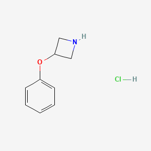molecular formula C9H12ClNO B1358261 3-苯氧基氮杂环丁烷盐酸盐 CAS No. 301335-39-7