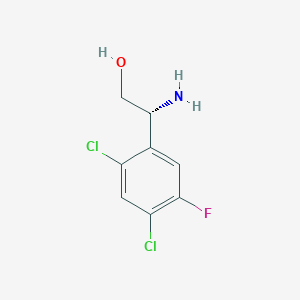 (r)-2-Amino-2-(2,4-dichloro-5-fluorophenyl)ethan-1-ol