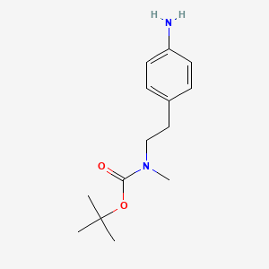 tert-butyl N-[2-(4-aminophenyl)ethyl]-N-methylcarbamate