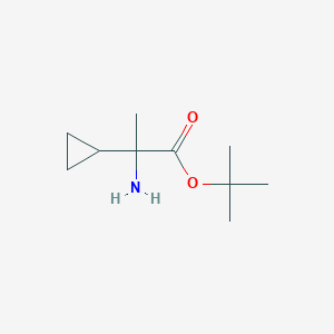 Tert-butyl 2-amino-2-cyclopropylpropanoate