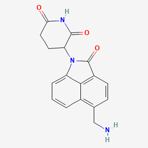 3-(5-(Aminomethyl)-2-oxobenzo[cd]indol-1(2H)-yl)piperidine-2,6-dione