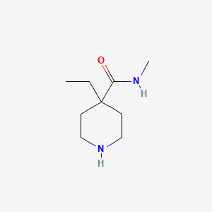 4-ethyl-N-methylpiperidine-4-carboxamide