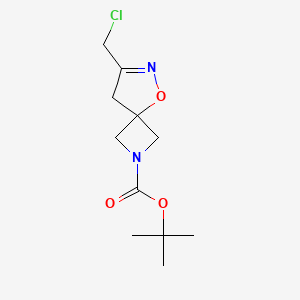 Tert-butyl 7-(chloromethyl)-5-oxa-2,6-diazaspiro[3.4]oct-6-ene-2-carboxylate