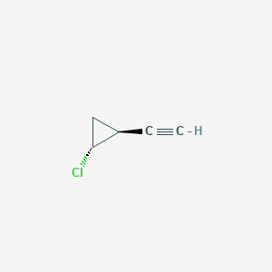 rac-(1R,2S)-1-chloro-2-ethynylcyclopropane,trans