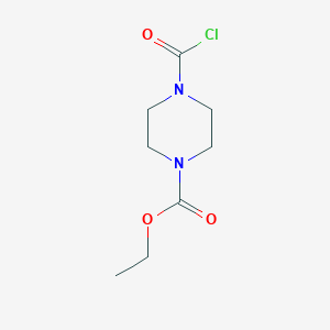 molecular formula C8H13ClN2O3 B13582745 Ethyl4-(carboxy)piperazine-1-carboxylate 