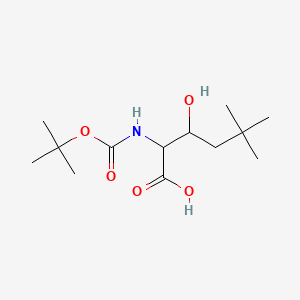 2-((tert-Butoxycarbonyl)amino)-3-hydroxy-5,5-dimethylhexanoic acid