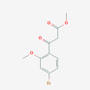 Methyl 3-(4-bromo-2-methoxyphenyl)-3-oxopropanoate