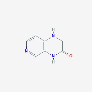 molecular formula C7H7N3O B1358286 1H,2H,3H,4H-pyrido[3,4-b]pyrazin-3-one CAS No. 67074-80-0
