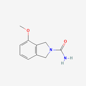 molecular formula C10H12N2O2 B13582912 4-methoxy-2,3-dihydro-1H-isoindole-2-carboxamide 