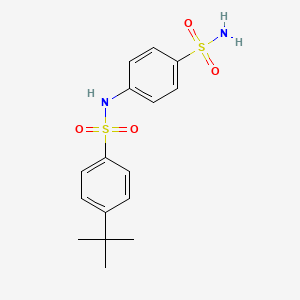 4-tert-butyl-N-(4-sulfamoylphenyl)benzene-1-sulfonamide