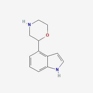 2-(1H-indol-4-yl)morpholine