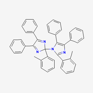 B1358299 4,4',5,5'-Tetraphenyl-2,2'-di-o-tolyl-2'H-1,2'-biimidazole CAS No. 29864-15-1