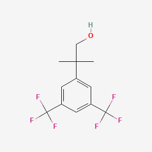 2-[3,5-Bis(trifluoromethyl)phenyl]-2-methylpropan-1-ol