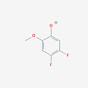 molecular formula C7H6F2O2 B1358300 4,5-Difluoro-2-methoxyphenol CAS No. 246029-17-4