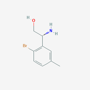 (R)-2-Amino-2-(2-bromo-5-methylphenyl)ethan-1-ol