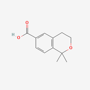 1,1-dimethyl-3,4-dihydro-1H-2-benzopyran-6-carboxylicacid