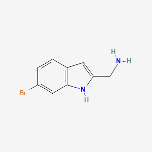 (6-Bromo-1H-indol-2-yl)methanamine