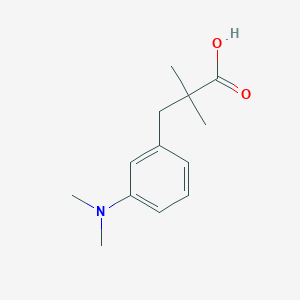 3-(3-(Dimethylamino)phenyl)-2,2-dimethylpropanoic acid