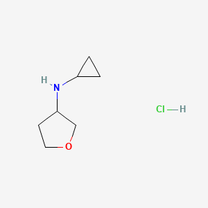 N-cyclopropyloxolan-3-aminehydrochloride