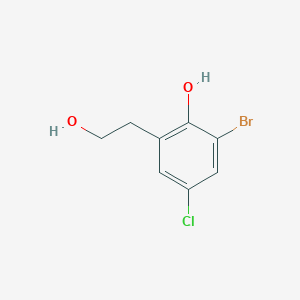 2-Bromo-4-chloro-6-(2-hydroxyethyl)phenol