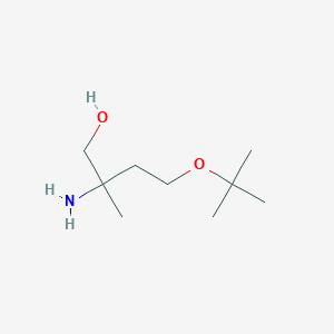 2-Amino-4-(tert-butoxy)-2-methylbutan-1-ol