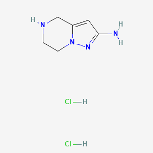 4,5,6,7-Tetrahydropyrazolo[1,5-A]pyrazin-2-amine dihydrochloride