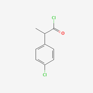 molecular formula C9H8Cl2O B1358330 2-(4-Chlorophenyl)propionyl chloride CAS No. 63327-24-2