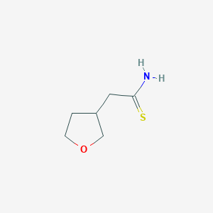 2-(Tetrahydrofuran-3-yl)ethanethioamide