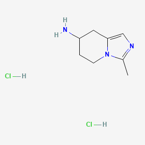 3-methyl-5H,6H,7H,8H-imidazo[1,5-a]pyridin-7-aminedihydrochloride