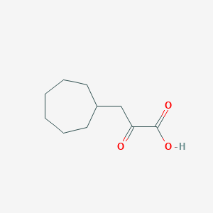 3-Cycloheptyl-2-oxopropanoic acid