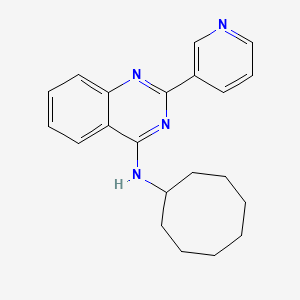 N-Cyclooctyl-2-(pyridin-3-YL)quinazolin-4-amine