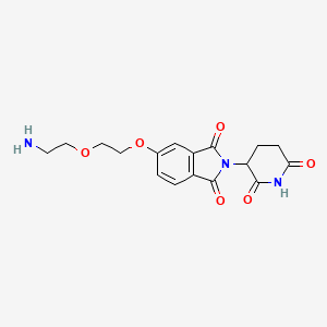 5-(2-(2-Aminoethoxy)ethoxy)-2-(2,6-dioxopiperidin-3-yl)isoindoline-1,3-dione