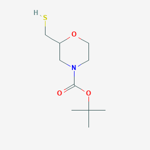 Tert-butyl 2-(sulfanylmethyl)morpholine-4-carboxylate