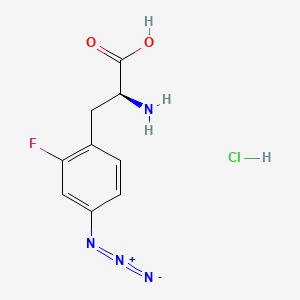 (2S)-2-amino-3-(4-azido-2-fluorophenyl)propanoicacidhydrochloride